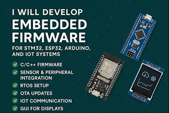 design custom iot pcb and embedded firmware solutions