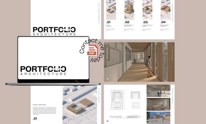 design a architecture portfolio professional