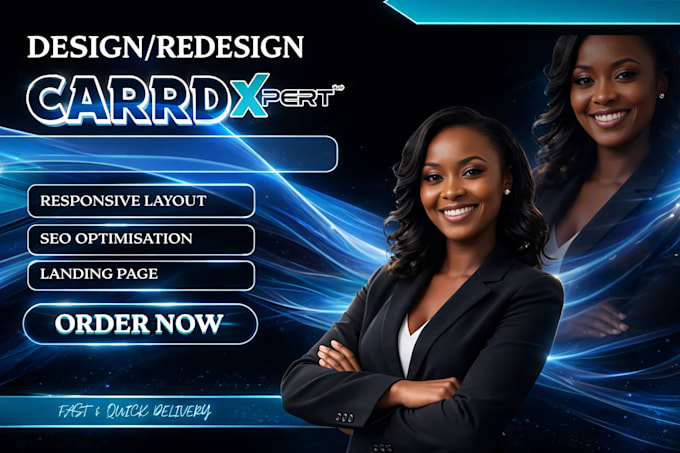 design high converting carrd landing page, carrd website, and portfolio