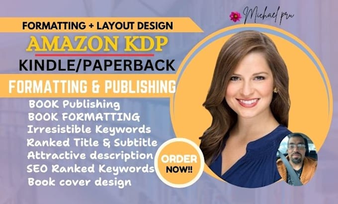 edit, do book formatting for amazon kindle kdp paperback and kdp book publishing
