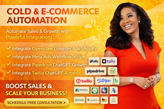 integrate openclaw linkedin ads shopify tally pipedrive chatgpt twilio stripe