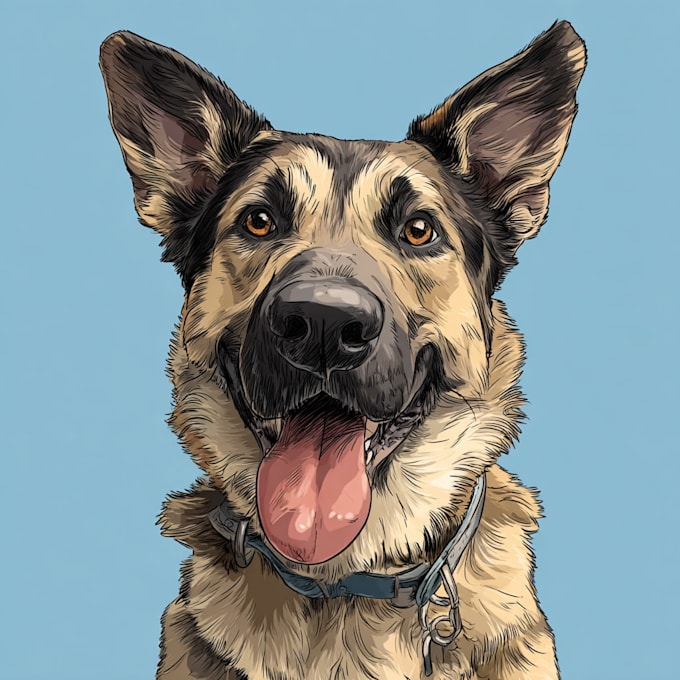 Draw realistic pet portrait of your cat, dog or any pet by Phyliolea ...