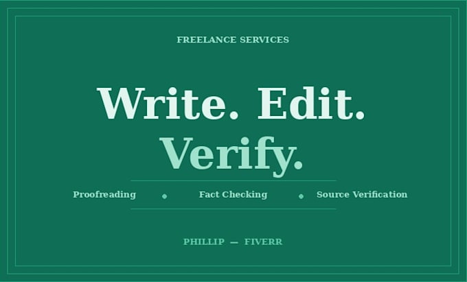 proofread, fact check, and write content for you