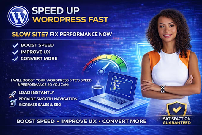 speed up wordpress website, fix slow loading and improve performance fast