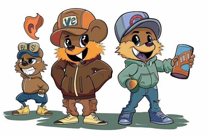 design a cartoon or mascot logo design