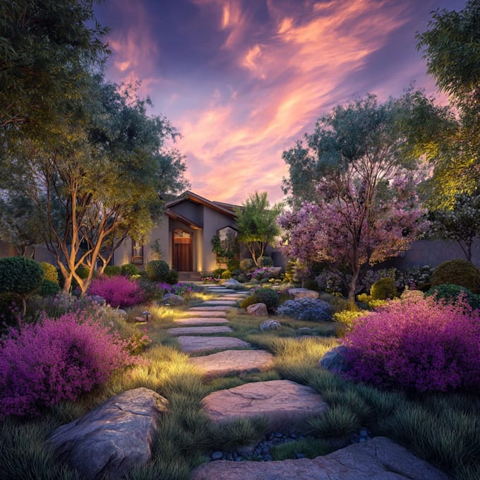 design and render your landscape design