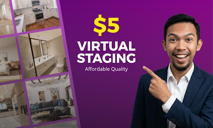 do virtual staging and renovation for 5 bucks