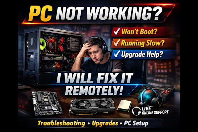 fix your PC issues, boot problems, and slow performance remotely