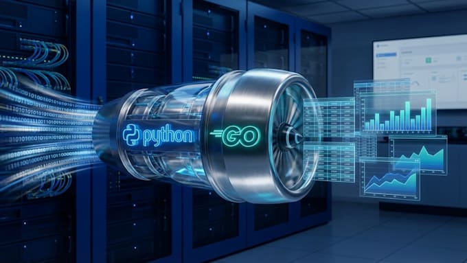 build fast and reliable web scraping bots using python or go