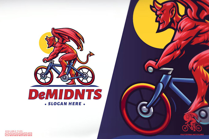 make an modern wonderful cycle, bike logo