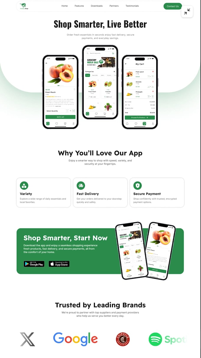 design modern and user friendly mobile app UI