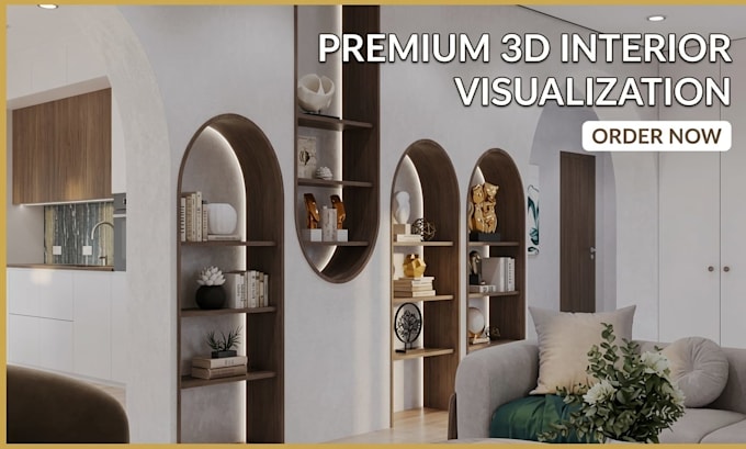 create photorealistic 3d interior visualization