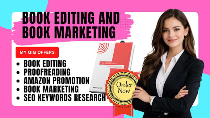 proofread and edit your book, manuscript, novel, and amazon book marketing