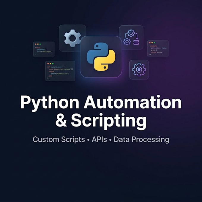 build a custom python automation script or bot