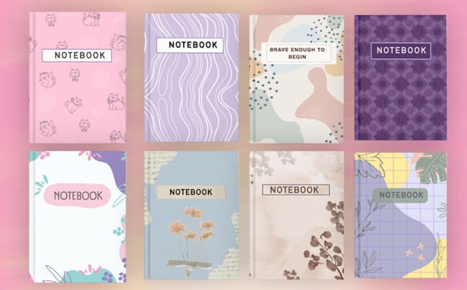 design custom amazon kdp covers,journals, notebook,bookcover
