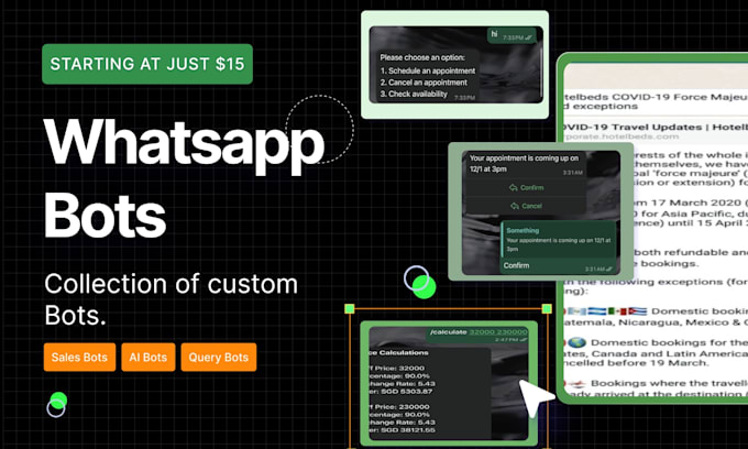 custom whatsapp bot for you