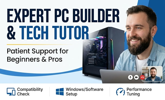 be your patient tech tutor for PC building and basic computer skills