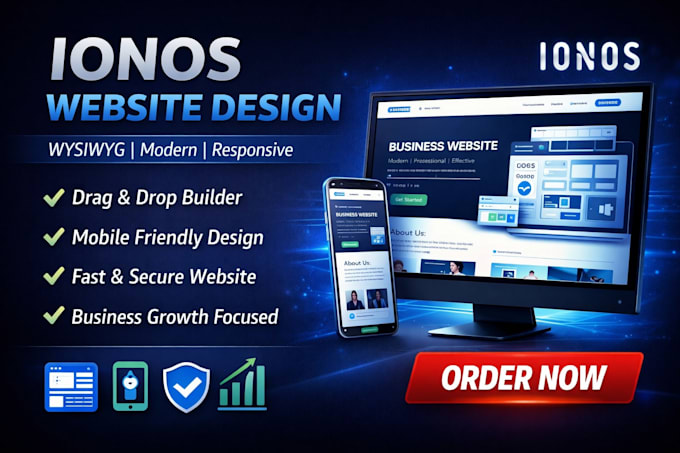 design ionos website develop ionos website wysiwyg redesign