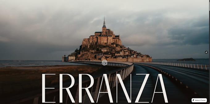a framer website creation