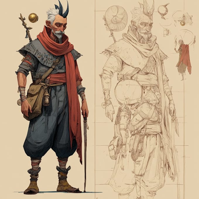 design original character concept art