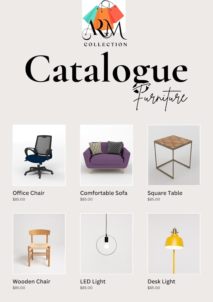 design a professional brochure and business catalog