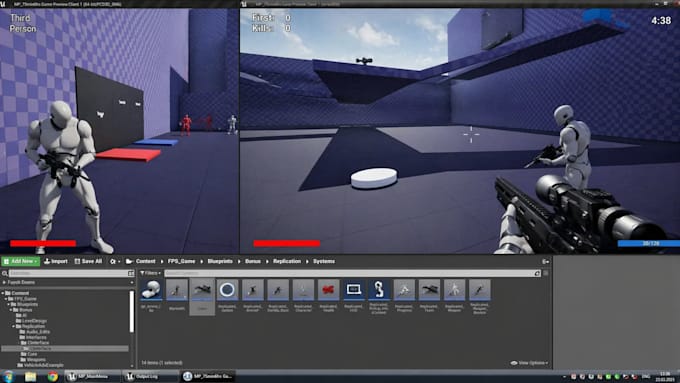 develop unreal engine 5 game, prototype, or gameplay system