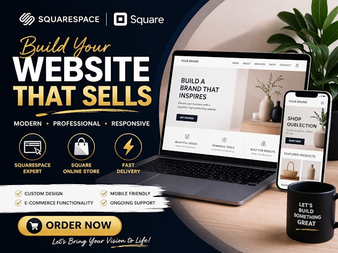 build square online store redesign squarespace website design square website seo