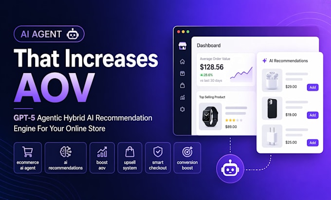 build gpt5 agentic hybrid ai recommendation engine to increase aov online store