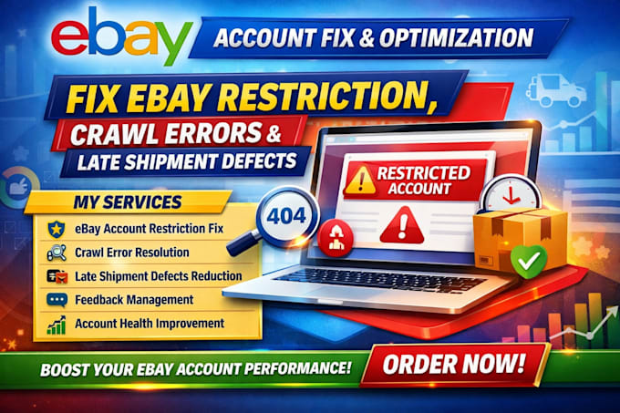 fix ebay restriction crawl errors late shipment defects feedback management