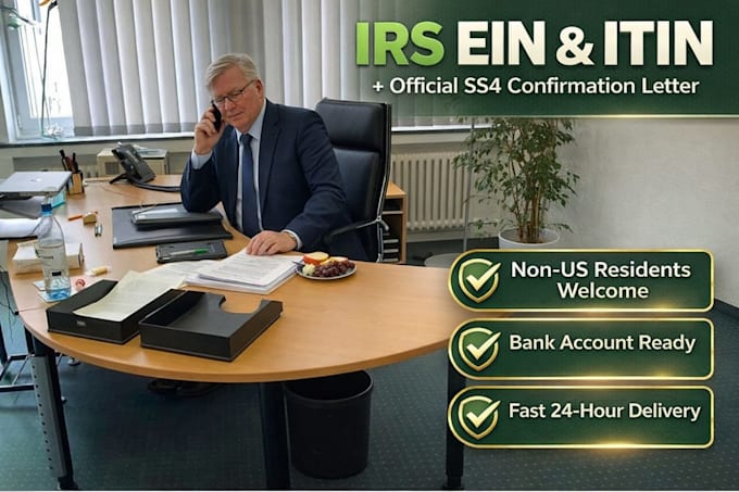 get your irs ein, itin application, and ss4 confirmation letter fast