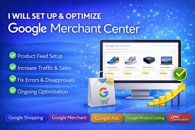 set up and optimize your google merchant center for sales