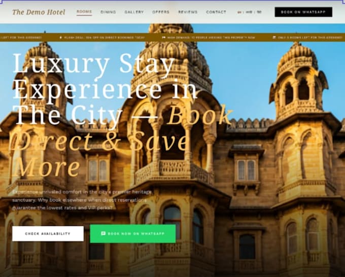 build a professional small business website