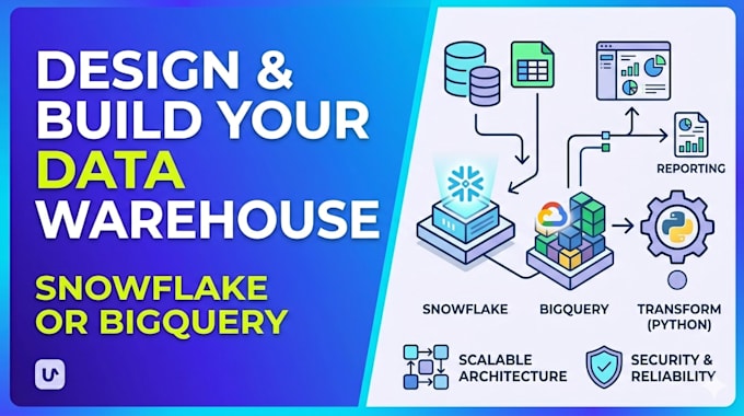 design and build your snowflake or bigquery data warehouse