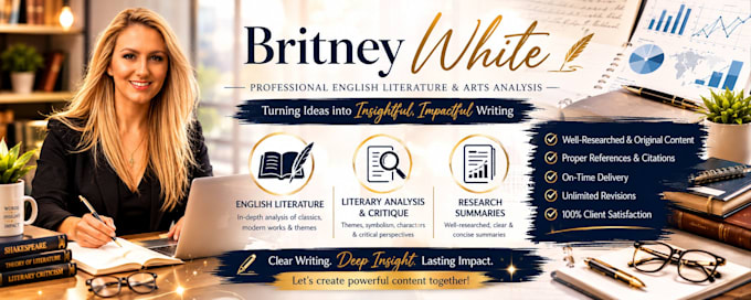 write english literature, literary analysis and research