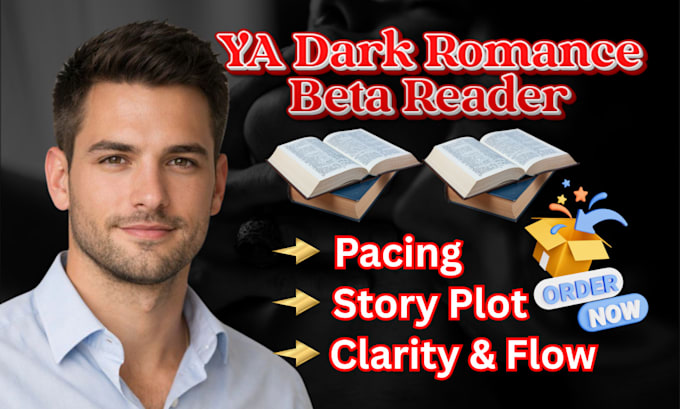 beta read your dark romance, sensitivity, ya romance novel