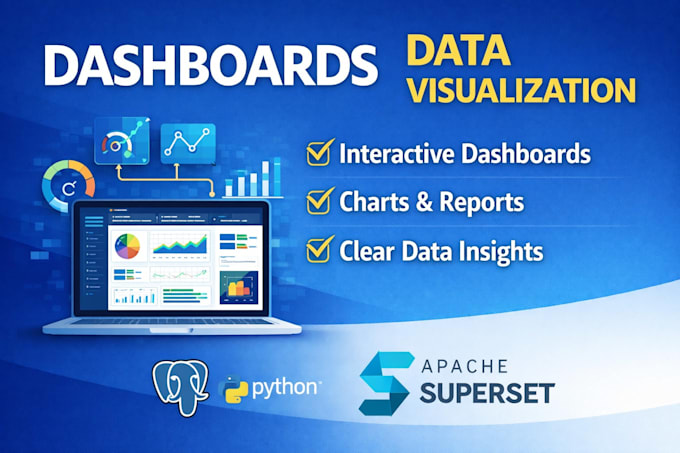 create interactive dashboards using apache superset