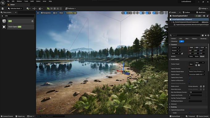 build optimized 3d environments and scenes in unreal engine
