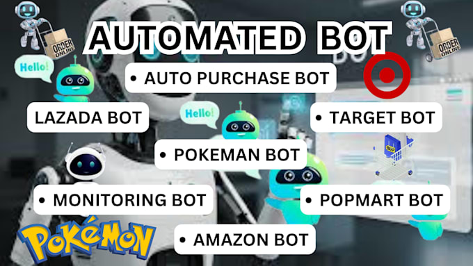 build auto purchase bot, auto checkout bot, restock bot for ecommerce sites