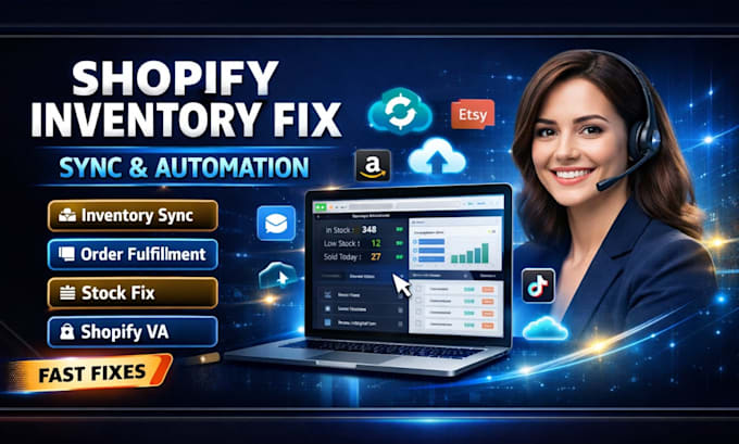 fix shopify inventory sync order fufillment stock update shopify expert