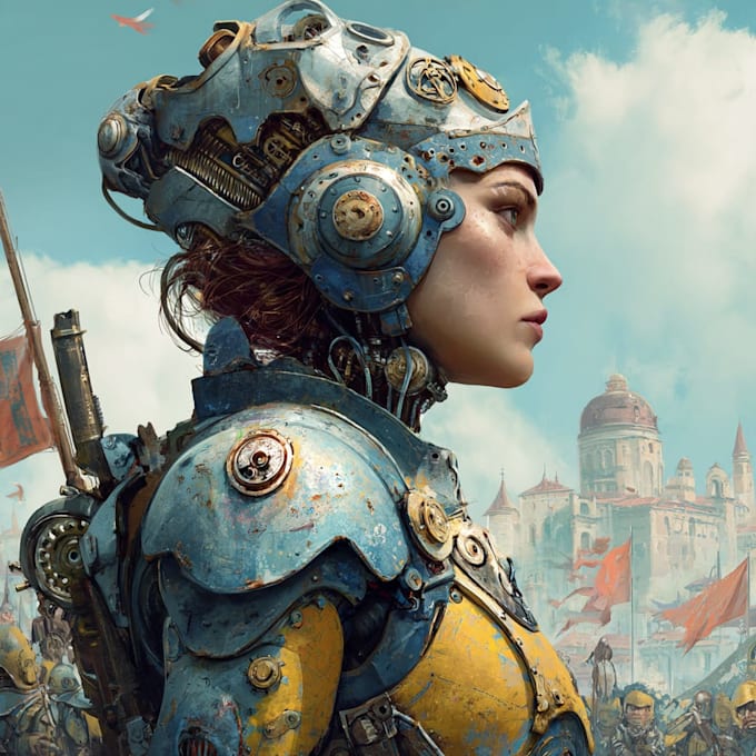 draw sci fi illustration and sci fi art