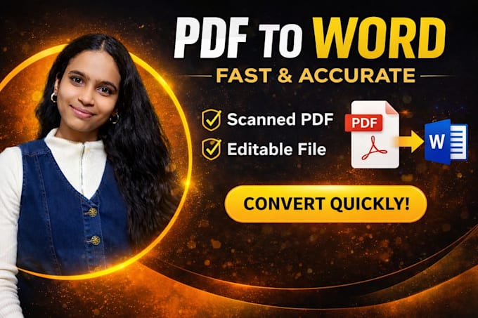 convert PDF to word or excel manually with high accuracy