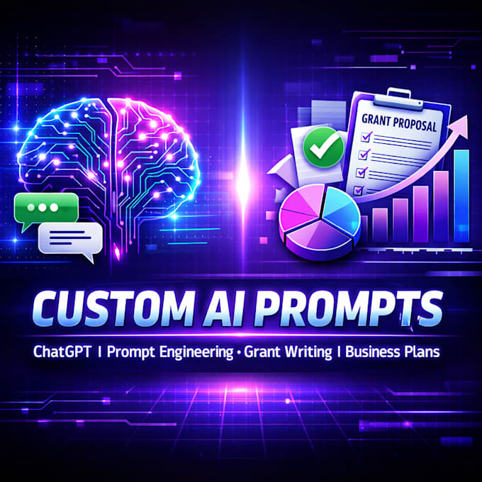create custom ai prompts chatgpt prompt engineering grant writing business plan
