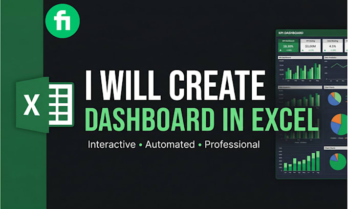 create professional excel dashboard and data visualization
