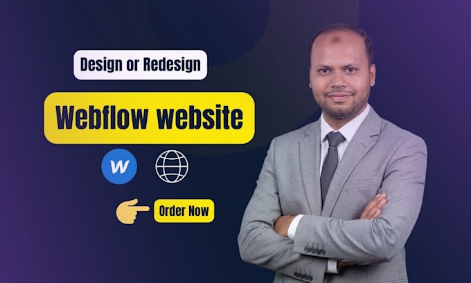 do stunning webflow website or redesign webflow website as webflow expert