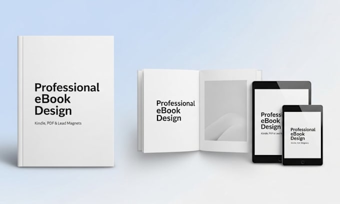 design ebook, workbook, checklist, workbook, guild book and lead magnet pdfs