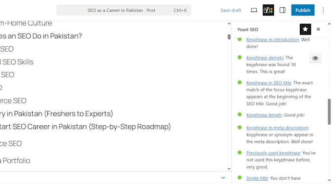 fix on page SEO issues and optimize your wordpress website