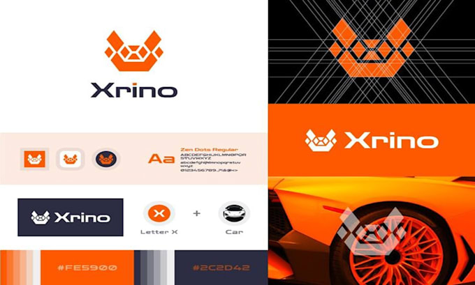 design business logo with brand style guide, and complete branding package