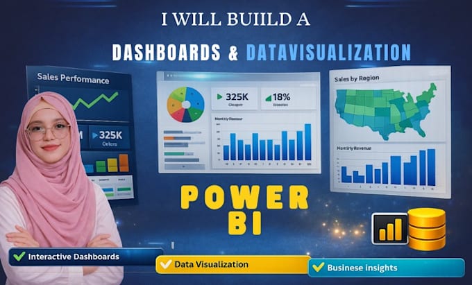 Crear paneles interactivos de power bi y visualización de datos para tu ...