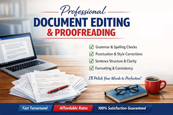 professional document editing  proofreading