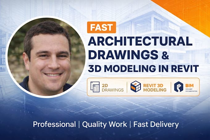 Super Fast Revit Do fast architectural drawings, modeling revit 3d by Johnny_drill02 ...